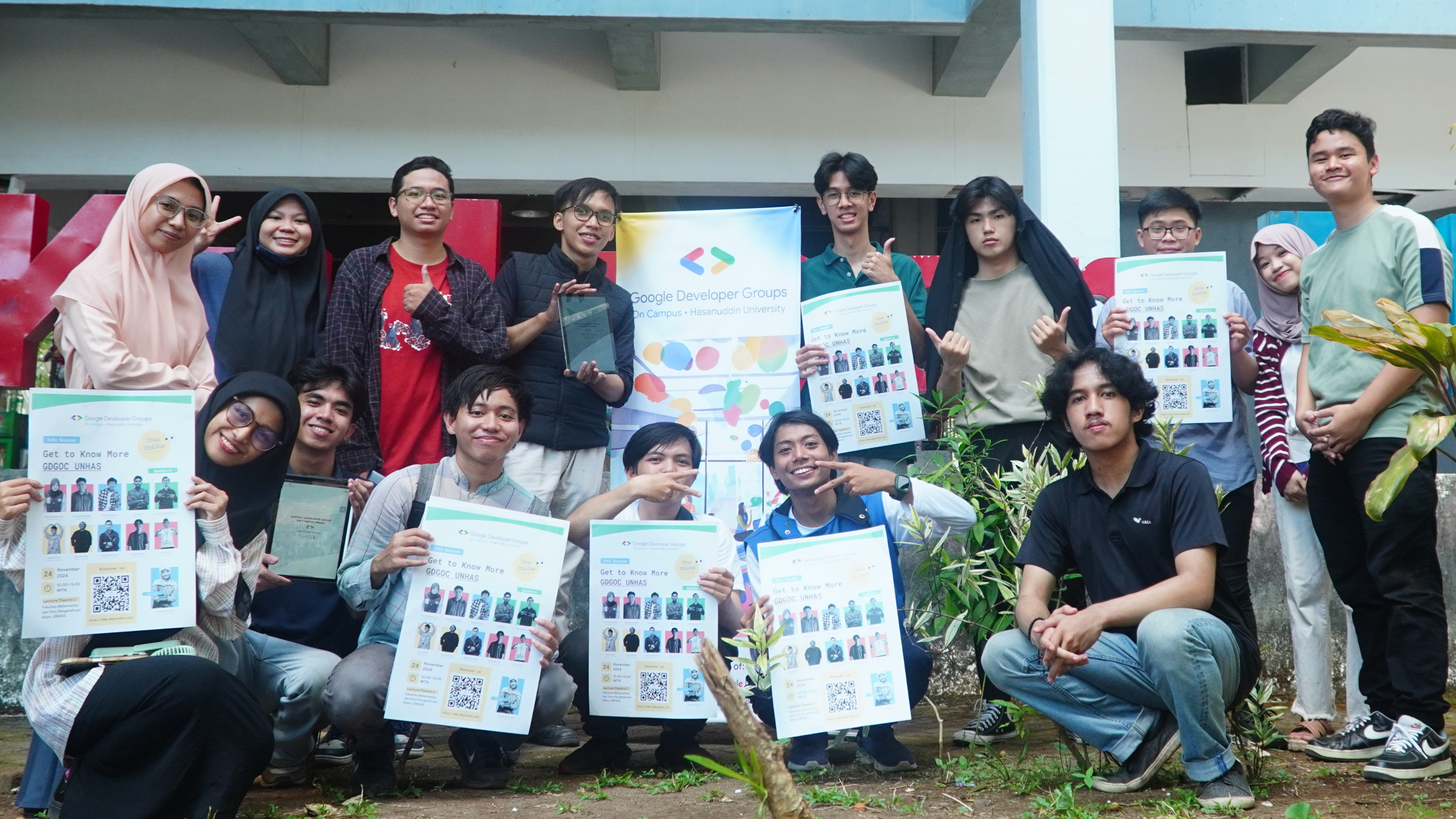 Showcase of GDGoC open booth